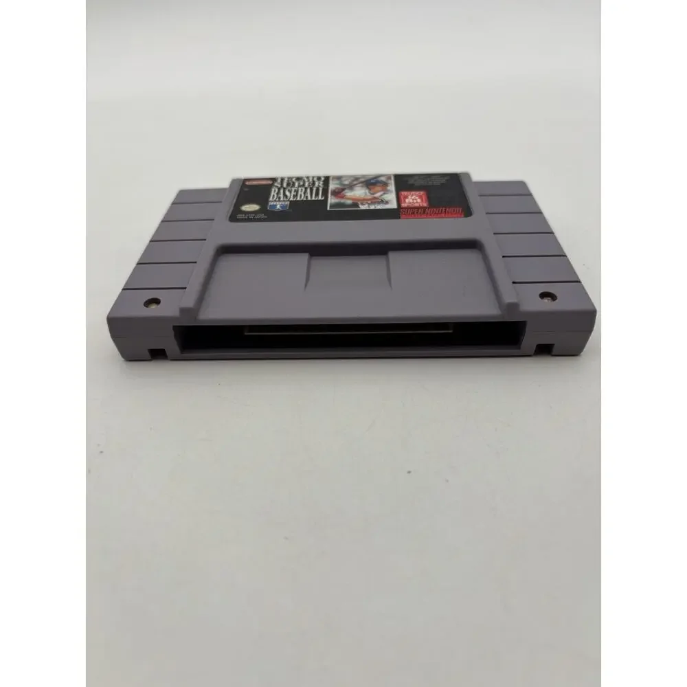 Tecmo Super Baseball – Super Nintendo SNES Game – Tested – Cartridge Only Works